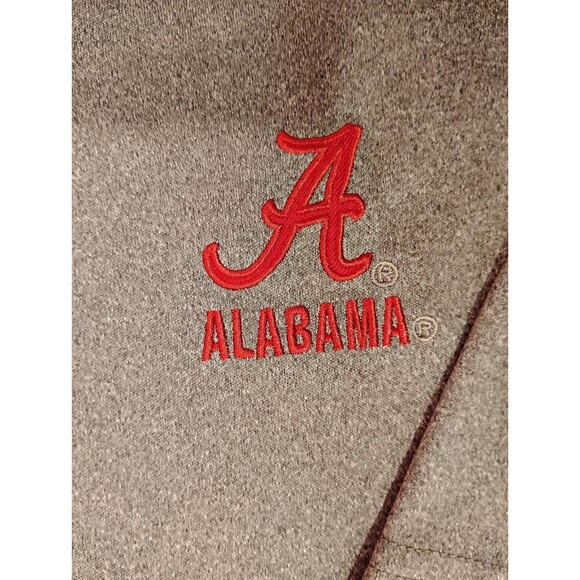 Men's Colosseum University of Alabama Short Sleeve Polo Shirt Heather Gray Small - Picture 4 of 7